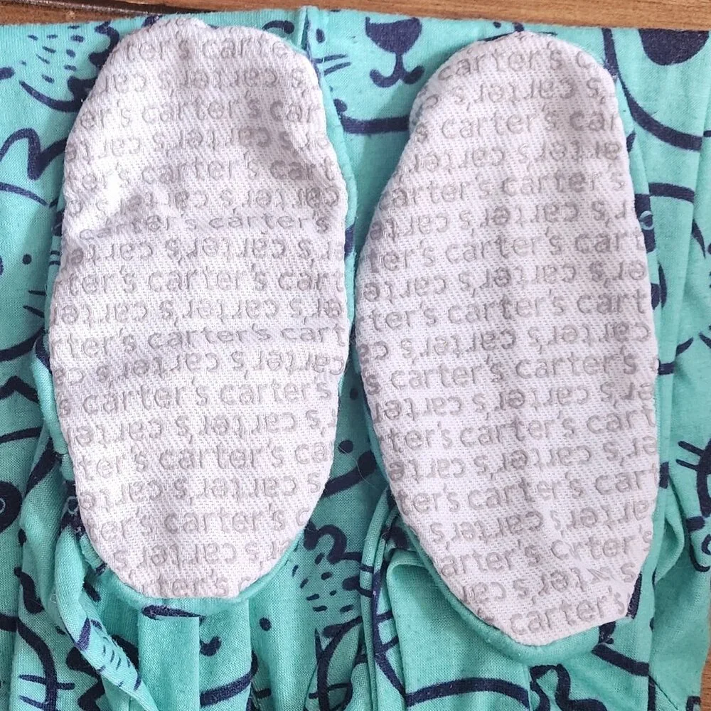 Carter's Animal Outline Knit Sleeper Footed Pajamas Toddler Boy Size 3T